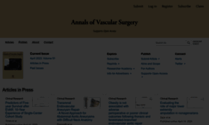 Annalsofvascularsurgery.com thumbnail