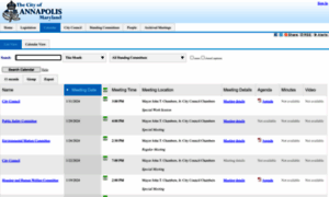 Annapolismd.legistar.com thumbnail
