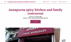 Annapurna-spicy-kitchen-and-family-restrurent.business.site thumbnail