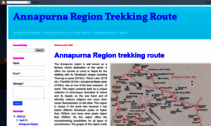 Annapurnabasecamptrekkingroute.blogspot.com thumbnail