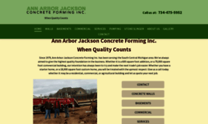 Annarborjacksonconcrete.com thumbnail