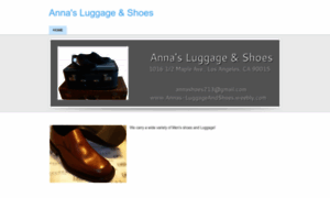 Annas-luggageandshoes.weebly.com thumbnail