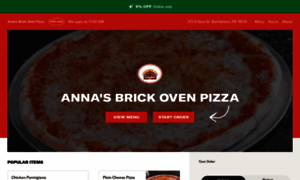 Annasbrickovenpizzamenu.com thumbnail