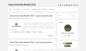 Annauniversityresults.co.in thumbnail