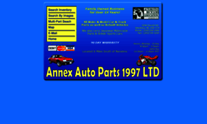 Annexautoparts.com thumbnail