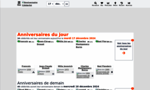 Anniversaire-celebrite.com thumbnail