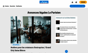 Annonces-legales.leparisien.fr thumbnail
