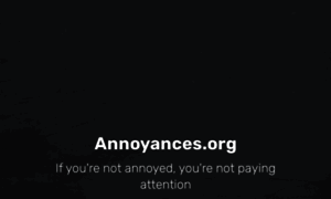 Annoyances.org thumbnail