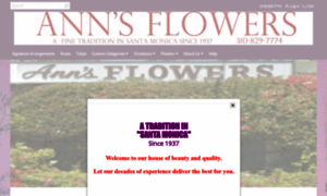 Annsflowershop.com thumbnail