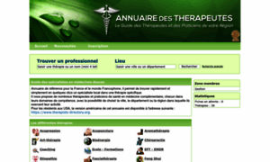 Annuaire-therapeutes.net thumbnail