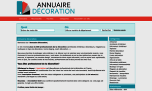 Annuairedecoration.fr thumbnail