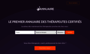 Annuairetherapeutes.fr thumbnail