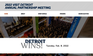 Annualmeeting.visitdetroit.com thumbnail