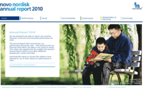 Annualreport2010.novonordisk.com thumbnail