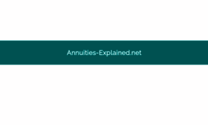 Annuities-explained.net thumbnail