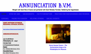 Annunciationbvmchurch.org thumbnail