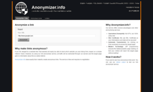 Anonymizer.info thumbnail