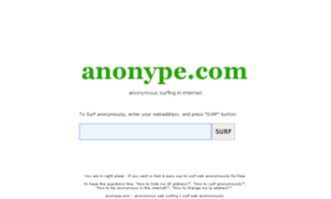 Anonype.com thumbnail