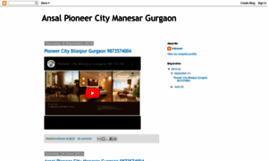 Ansal-pioneer-city-gurgaon.blogspot.in thumbnail