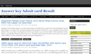 Answerkey-admitcard-result.in thumbnail