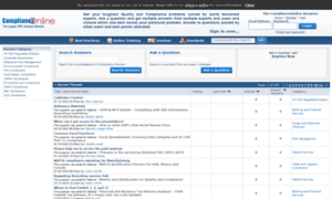 Answers.complianceonline.com thumbnail