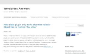 Answers.wordpressnull.com thumbnail
