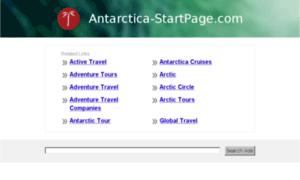 Antarctica-startpage.com thumbnail