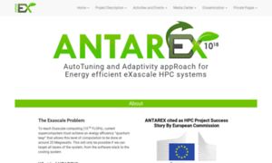 Antarex-project.eu thumbnail