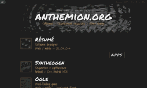 Anthemion.org thumbnail