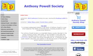 Anthonypowell.org thumbnail