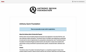 Anthonyquinnfoundation.submittable.com thumbnail