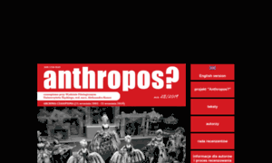 Anthropos.us.edu.pl thumbnail