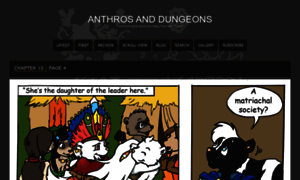 Anthrosanddungeons.thecomicseries.com thumbnail