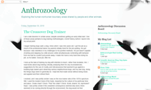Anthrozoology.blogspot.com thumbnail