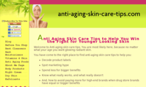 Anti-aging-skin-care-tips.com thumbnail