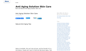 Anti-aging-solution-skin-care.healthnutritionsupplements.net thumbnail