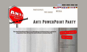 Anti-powerpoint-party.com thumbnail