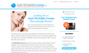 Anti-wrinklecreams.org thumbnail
