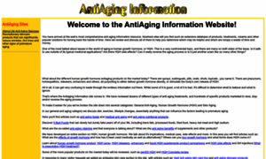 Antiaginginfo.net thumbnail