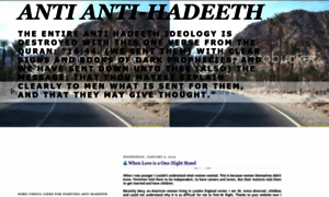 Antiantihadeeth.blogspot.com thumbnail