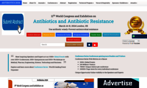 Antibiotics.pharmaceuticalconferences.com thumbnail