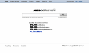 Antibodyreview.com thumbnail