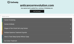 Anticancerrevolution.com thumbnail