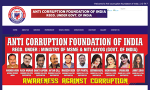 Anticorruptionfoundationofindia.com thumbnail