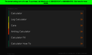 Antilog.com thumbnail