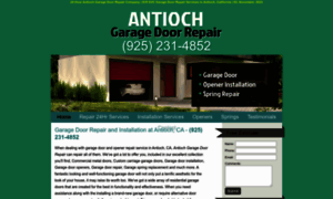 Antiochgaragedoorrepair.biz thumbnail