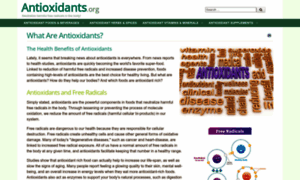 Antioxidants.org thumbnail