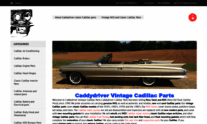 Antiquecadillacparts.net thumbnail