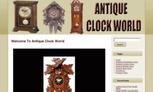 Antiqueclockworld.info thumbnail