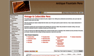 Antiquefountainpens.net thumbnail